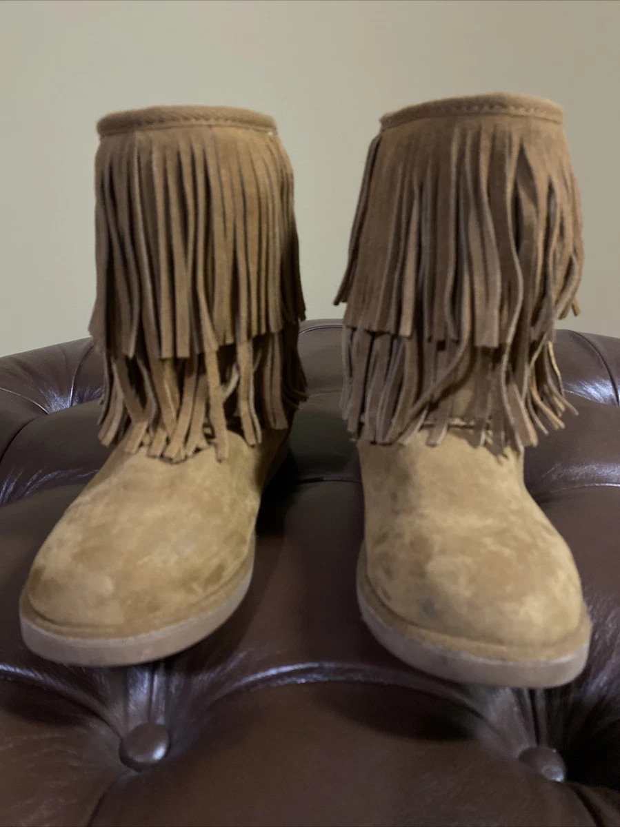Justice fringe boots deals
