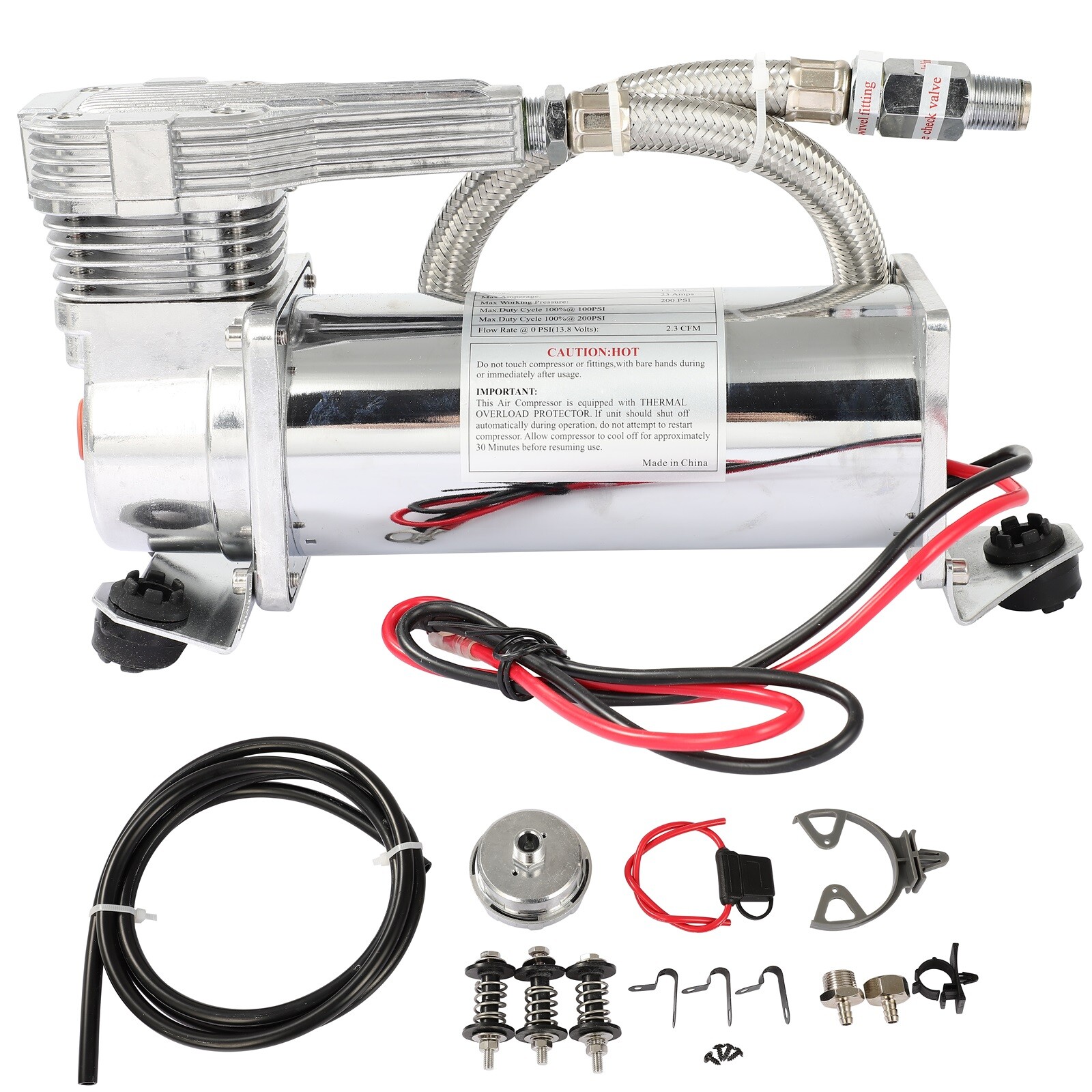 Kit For Air Suspension 12v 200 Psi