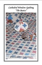 Cathedral Window Quilting Pattern "The Basics" Make Quilt, Wallhanging or Pillow