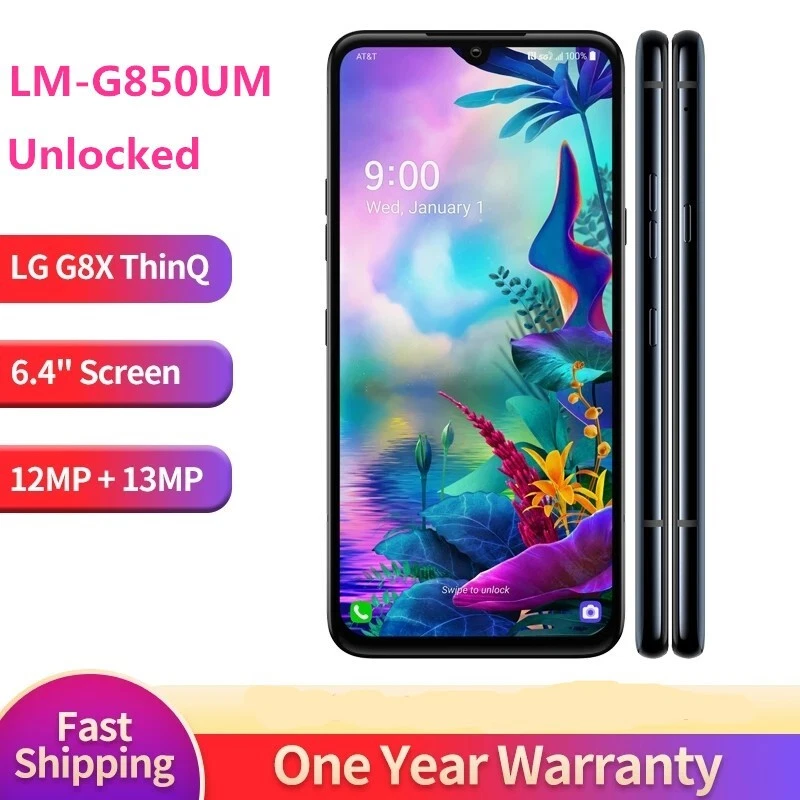 LG G8X ThinQ LM-G850UM Unlocked 128GB+6GB 4G LTE Unlocked Smartphone NEW SEALED - Image 2 of 4