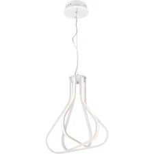 White Modern LED Kitchen Island Light Chandelier Dining Room Lighting Fixture