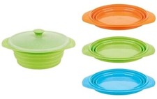 Ferrino Contenitore Pieghevole x Alimenti con Coperchio Trekking Campeggio 78275