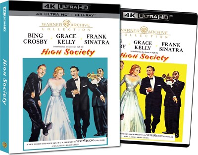 High Society Warner Archive 4K UHD Blu-ray + Sleeve Slip Cover