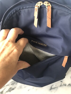 VINCE CAMUTO • Blue Large Nylon Backpack • Vince Camuto Women main image 4