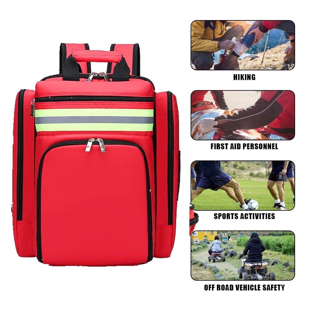 First Aid Medicals Kits Emergency Rescue Backpack Large Capacity Storage Outdoor