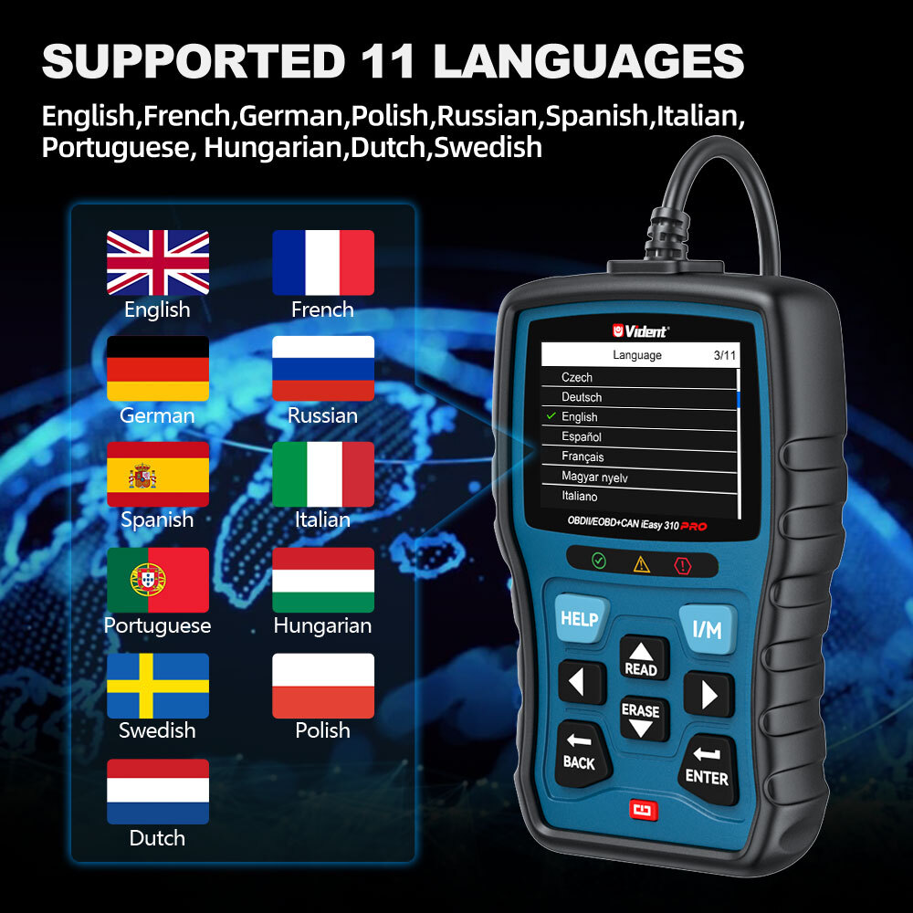 Vident iEasy310Pro Full OBD2 Diagnostic Tool EOBD Scanner Auto Car Code Reader eBay