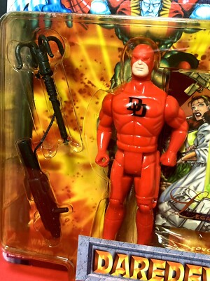 1996 ToyBiz Marvel Hall Of Fame Action Figure: DAREDEVIL (w