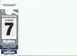 Details About Nebraska Cornhuskers Football Vs South Alabama Lot 7 Parking No Tickets 83119