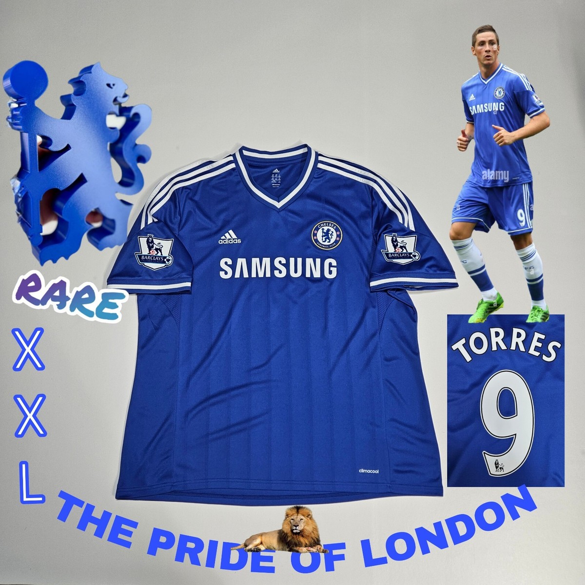 Chelsea FC アディダス トーレス 9 Mサイズ（adidas チェルシー