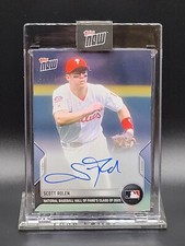 2022 Topps Now Scott Rolen Phillies On-Card Auto Card OS-60A Print Run 99 HOF