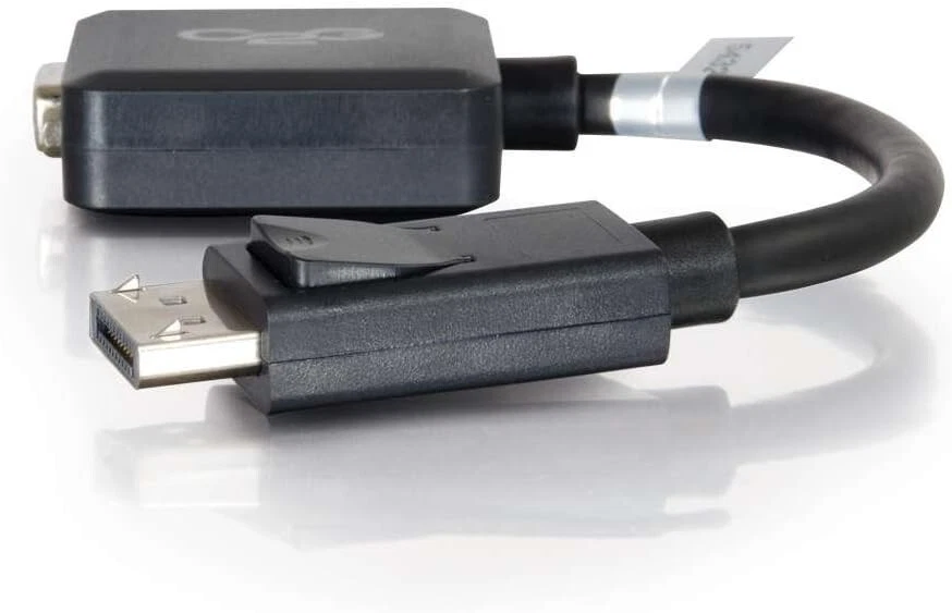 C2G 54323 Legrand Mini Male to Female Display Port Cable to VGA Adapter Black - Image 3 of 3