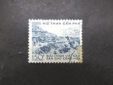 1959 Vietnam Mi-Nr.  VN-N 161 Cẩm Phả Coal Mine gestempelt