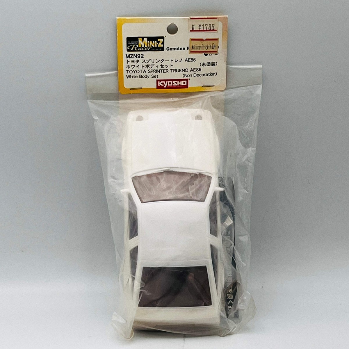モリゾーページ Kyosho Mini-z Racer White Body Set Toyota SPRINTER TRUENO AE86