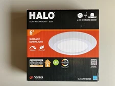 HALO SLD6129S1EMWR LED 6" Round Field Selectable CCT Surface-Mount Downlight