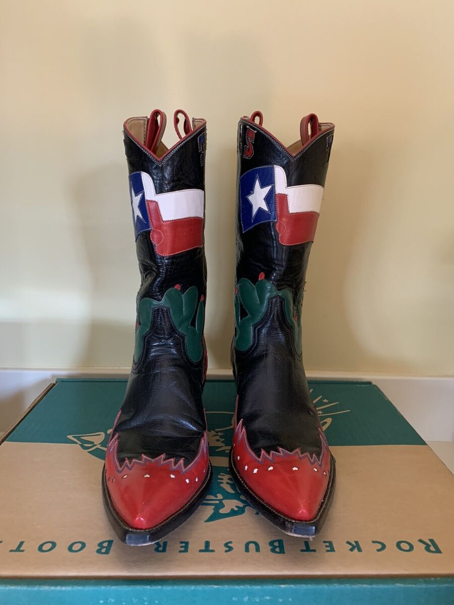 ROCKETBUSTER Vintage Mens Cowboy Boots TEXAS ca. 93' | eBay ROCKETBUSTER Vintage Mens Cowboy Boots TEXAS ca. 93' | eBay