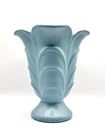 Ruffle Vase Stangl Pottery 3217 Mid-Century Blue  Vintage