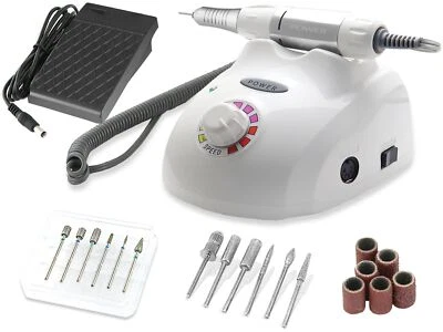 INSTRUMENTENRW Profi Fußpflegegerät Maniküre-Pediküre Set mit 2 Diamantschleifer-Set als Box