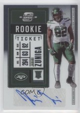 2020 Panini Contenders Optic Rookie Ticket Auto Jabari Zuniga #175 Auto 01yl