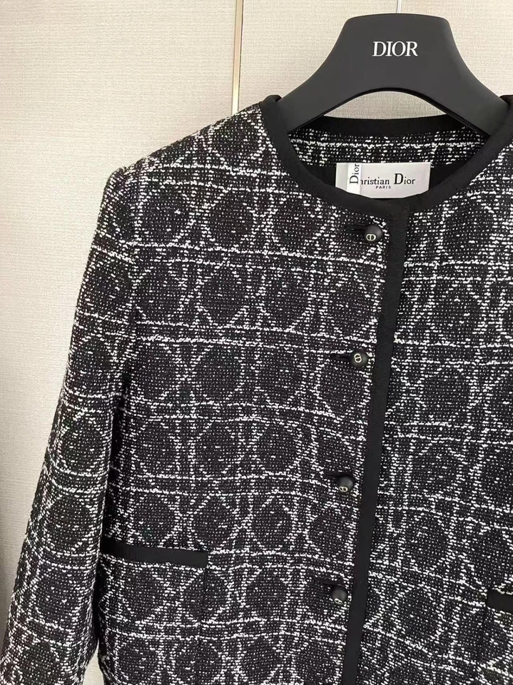 Dior Haute Couture Women's Coat with Twill Pattern size:L - Image 4 of 4