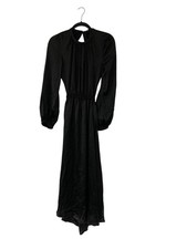 Zara 50th Anniversary Womens Dress XS Black Open Back Midi Cocktail 3309/502 NWT
