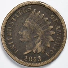 1863 Indian Head Penny Cent