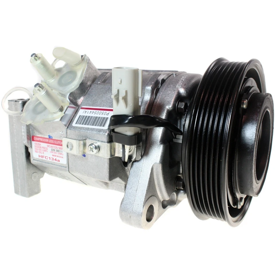 471-0522 Compresor de aire acondicionado Denso con embrague para Dodge Caravan Grand Chrysler Foto 3 de 4