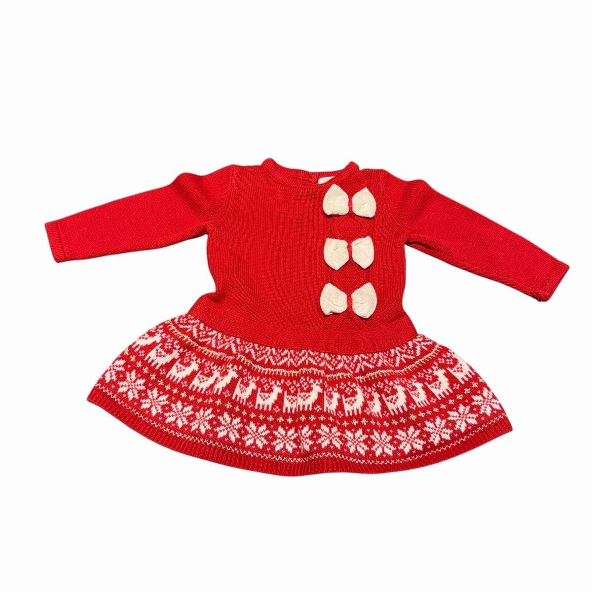 maggie and zoe christmas dress NEW Maggie & Zoe Red Dress + Hat 3-6 Months Christmas Holiday Snowflakes