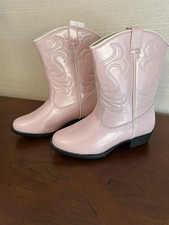 Girl's Pink Cowboy Boots - size 2 BRAND NEW