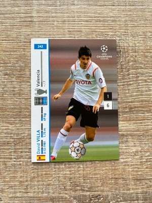PANINI Champions League 2007/08 - David Villa - Nr. 242 - Valencia