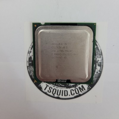 Intel Celeron D 336 SL98W 2.80GHz 256KB 533MHz LGA 775 CPU Processor