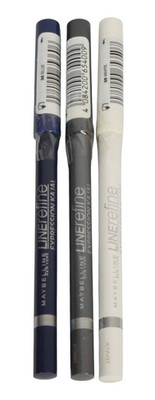 NEU Maybelline Kajal Eyeliner - weiche wasserfeste Formel - grau, blau, weiß