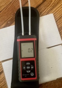 Manometer, Professional Air Pressure Meter, Dual-Port HVAC Digital Manometers...