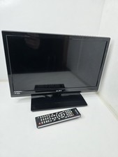 Alba LE-19GV01+DVD HD LED TV With Built-In DVD Player With Remote Black TESTED 