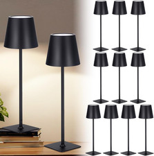 12 Pack Cordless Table Lamp Portable LED Rechargeable Desk Lamp 3000Mah Battery
