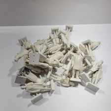 Unmarked US Presidents 1-34 Figurines Lot Small White Plastic Missing 24 Toy