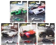 Hot Wheels Premium 2026 Fast & Furious 25th Anniversary Set of 5 Cars,HNW46-956N