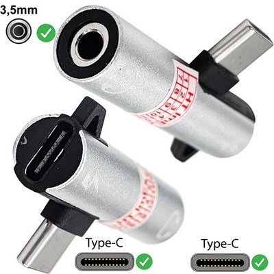 Silber Audio Aux Adapter USB C Klinke Kopfhörer für Motorola Moto Pad 60 Pro