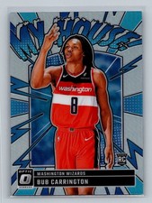 Bub Carrington 2024-25 Donruss Optic #8 My House Holo Washington Wizards