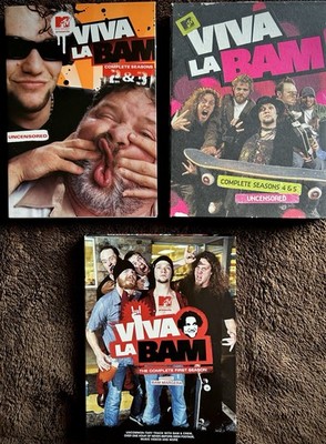 Viva La Bam MTV Complete Series: Seasons 1-5 (2003-2005) ***RARE, OOP, & MINT***