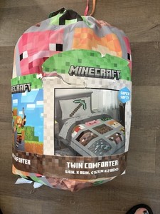 Kids Minecraft Twin Comforter NIP