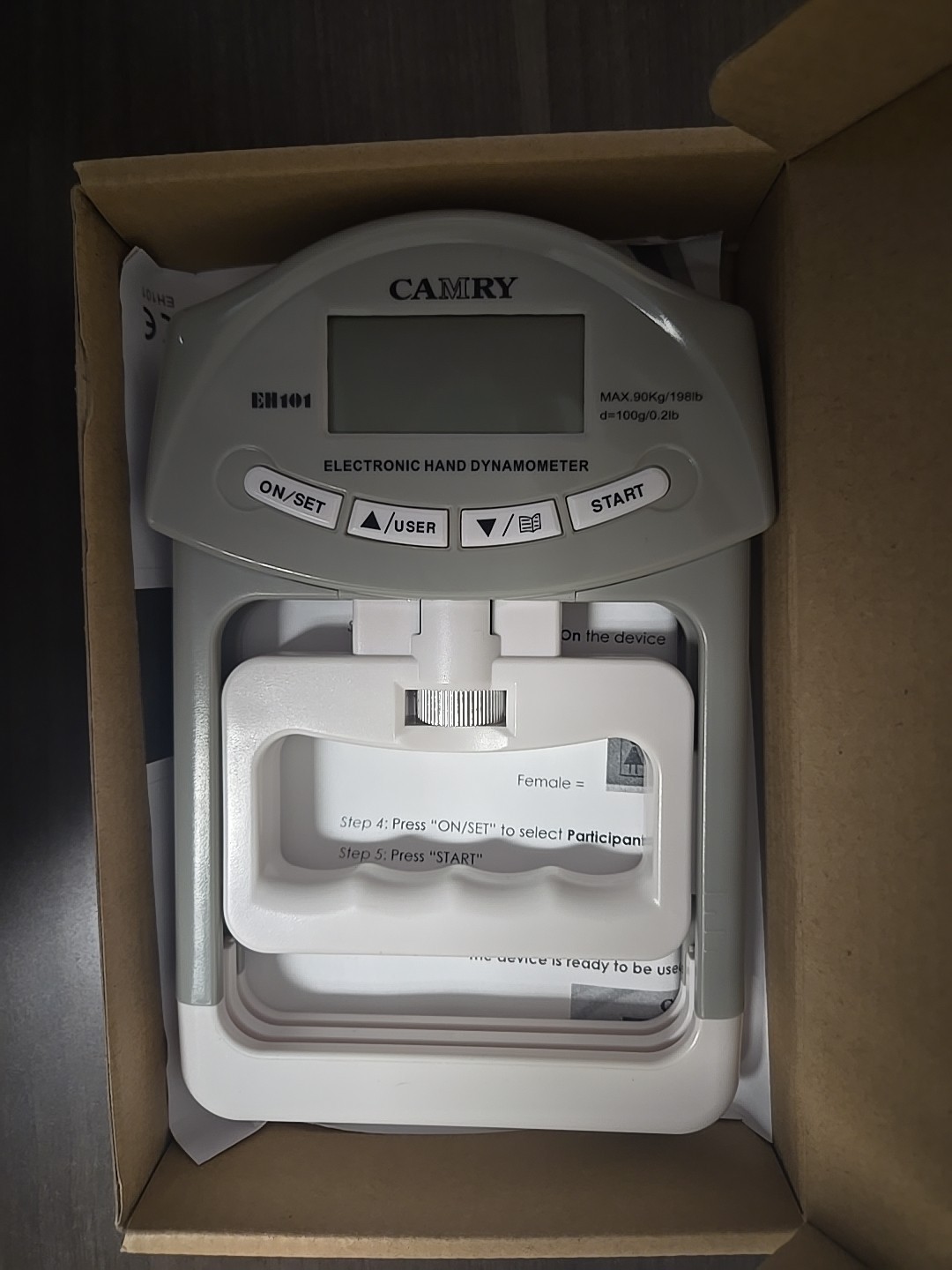 Camry EH101 Electronic Hand Dynamometer for Grip Strength Measurement