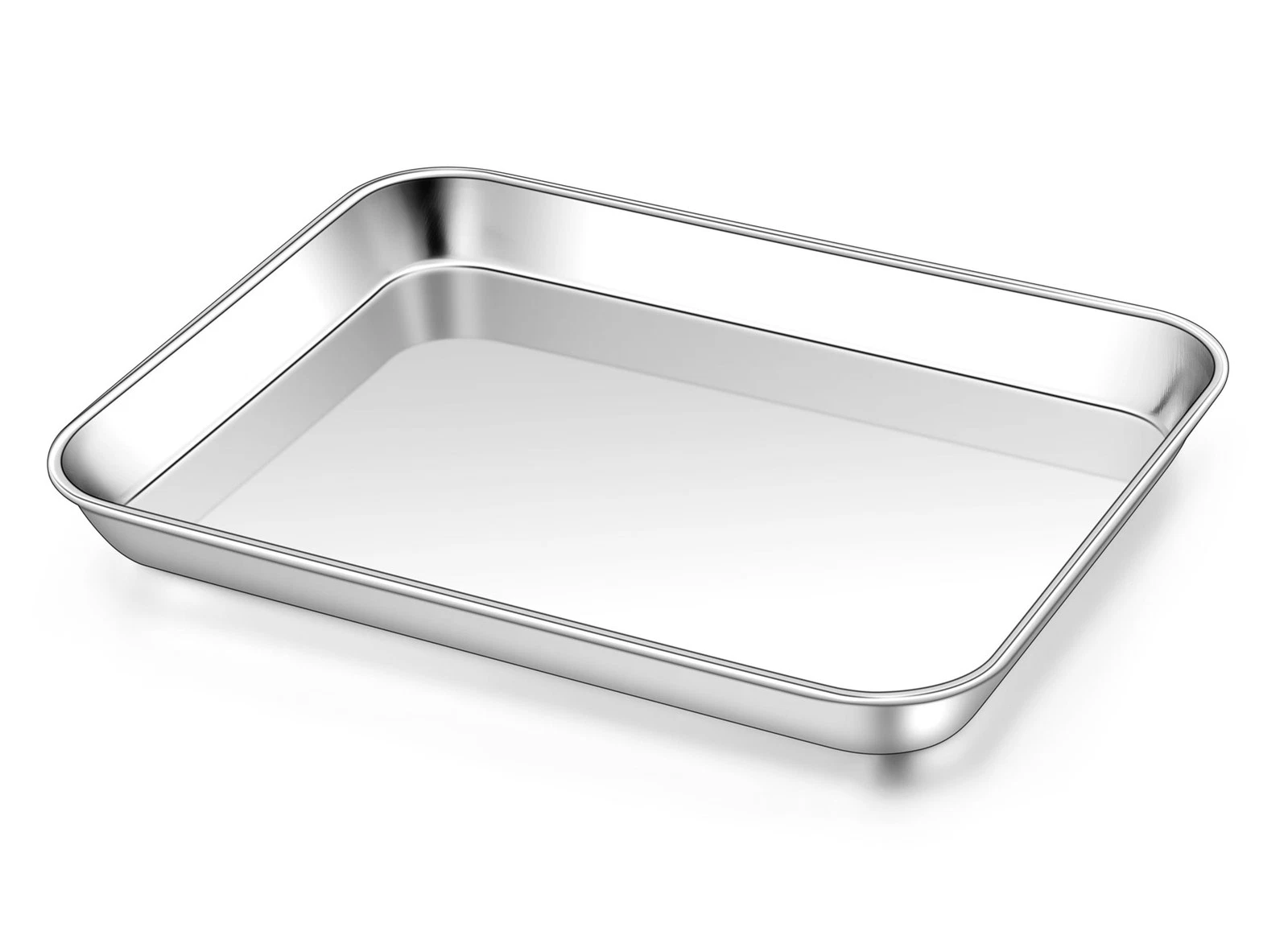 9 Inch Stainless Steel Baking Sheet Cookie Tray Toaster Oven Baking Pan