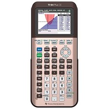 TEXAS INSTRUMENTS TI-84 PLUS CE COLOR GRAPHING CALCULATOR - ROSE GOLD