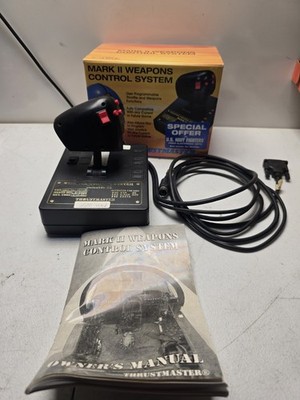 Thrustmaster Mark II Weapons Controller System Flight Simulation PC Vtg Joystick