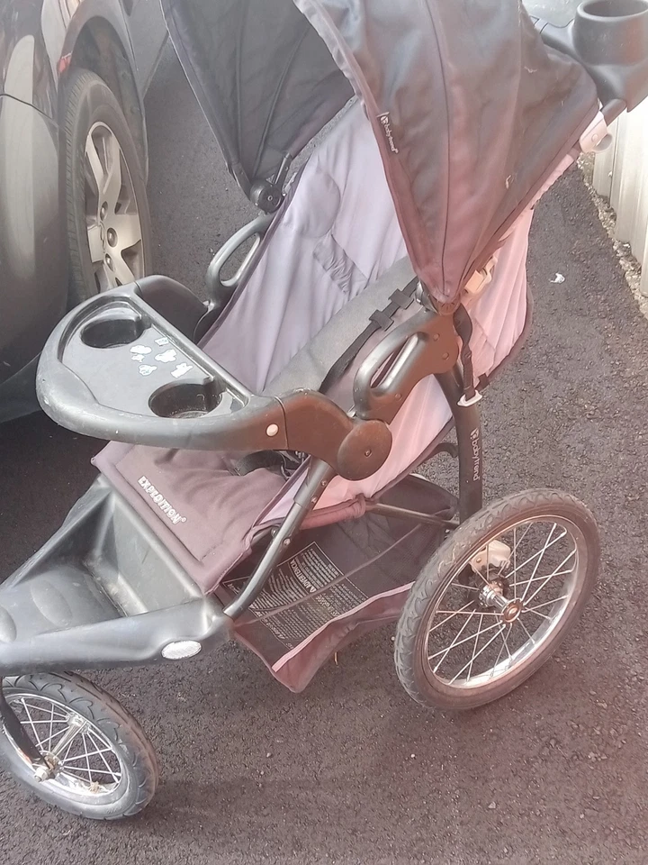 Baby Trend JG99773 Trend Range Jogging Stroller Reclining - Black - Image 4 of 4