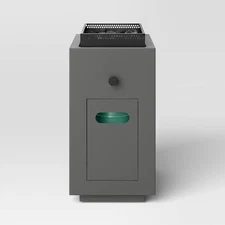 1lb Rectangular Fire Pit Gray - Room Essentials