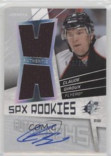 2008-09 SPx Rookies Auto Jerseys 943/999 Claude Giroux #179 Auto 09if