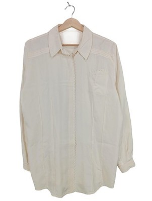 TONI GARD Hemd-Bluse Damen Bluse Gr. DE 42 wollweiß Casual-Look
