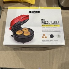 Bella Mini Donut Maker - 3 Mini Donuts NIB 