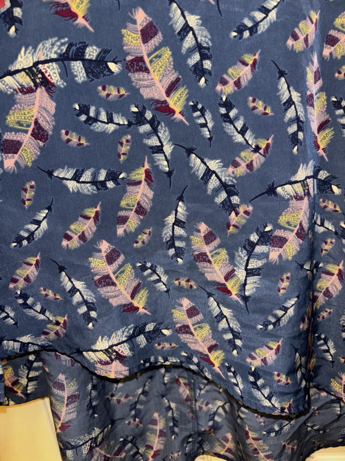 LuLaRoe Multicolor Patterned Kimoto size Medium - image 4